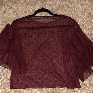 Express see-through top